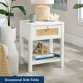 thumbnail image 3 of Sauder Isabella Isle Engineered Wood Bedroom Nightstand in White, 3 of 14