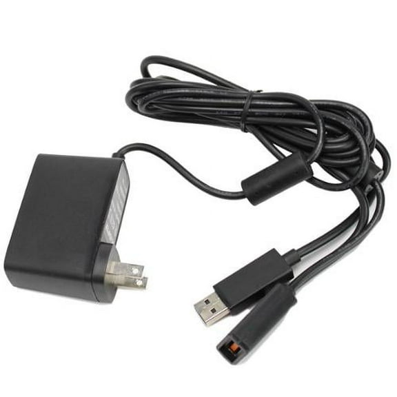 Fosmon USB AC Power Supply Adapter Cable for Xbox 360 Kinect Sensor - Black