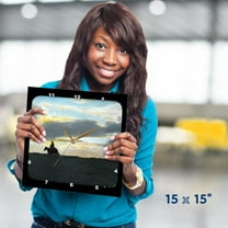 3dRose, Indian Rider in Sunset Horizon in the American Southwest, 15x15 Wall Clock