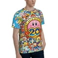 thumbnail image 4 of Unisex Kirby 3d Graphic Print Shirts For Mens Womens Casual Short Sleeve Tee Shirts Top, 4 of 7