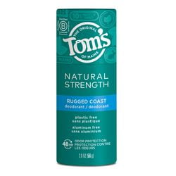 Tom's of Maine Natural Strength Deodorant for Men, Rugged Coast, 2.0 oz
