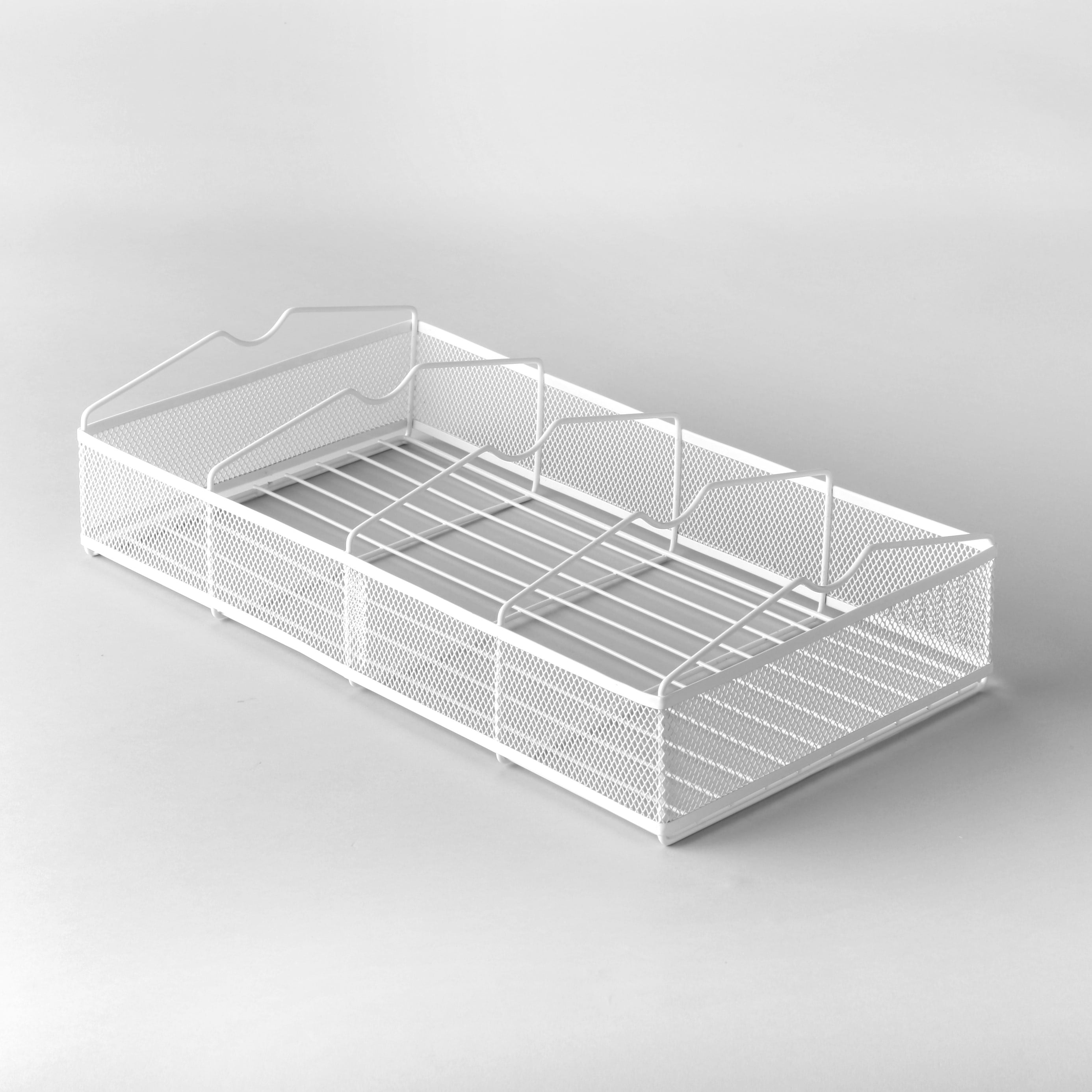 Chip Bag and Food Organizer Tray with 4 Slots for and Pantries