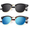 thumbnail image 1 of Polarized Sunglasses for Men and Women Semi-Rimless Frame Driving Sun glasses 100% UV Blocking, 1 of 6