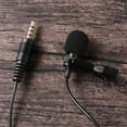 thumbnail image 4 of CIMAXIC Clip On Lavalier Microphone 3.5mm Jack Hands Free Mini Condenser Microphone Lapel Mikrofon Microfono Mic for Lectures Speaking Mobile Phone PC Singing Stereo HiFi Sound Quality, 4 of 4