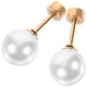 thumbnail image 2 of 1 par de pendientes de perlas para mujer, pendientes de perlas, pendientes de acero inoxidable, joyería, 2 of 6