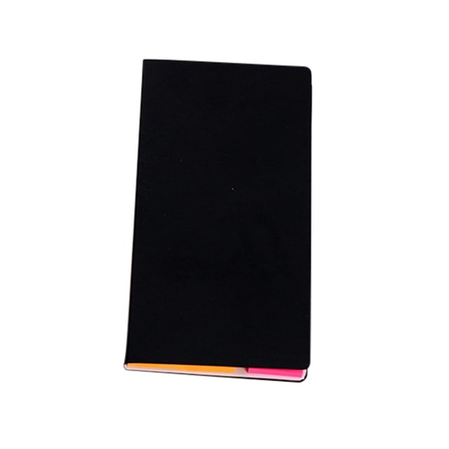 IMENGL Clearance! Delayuji Notebooks for School Colorful Notes Assorted Neon Colors Sticky Notes with 60 Ruled Notes One Size Black