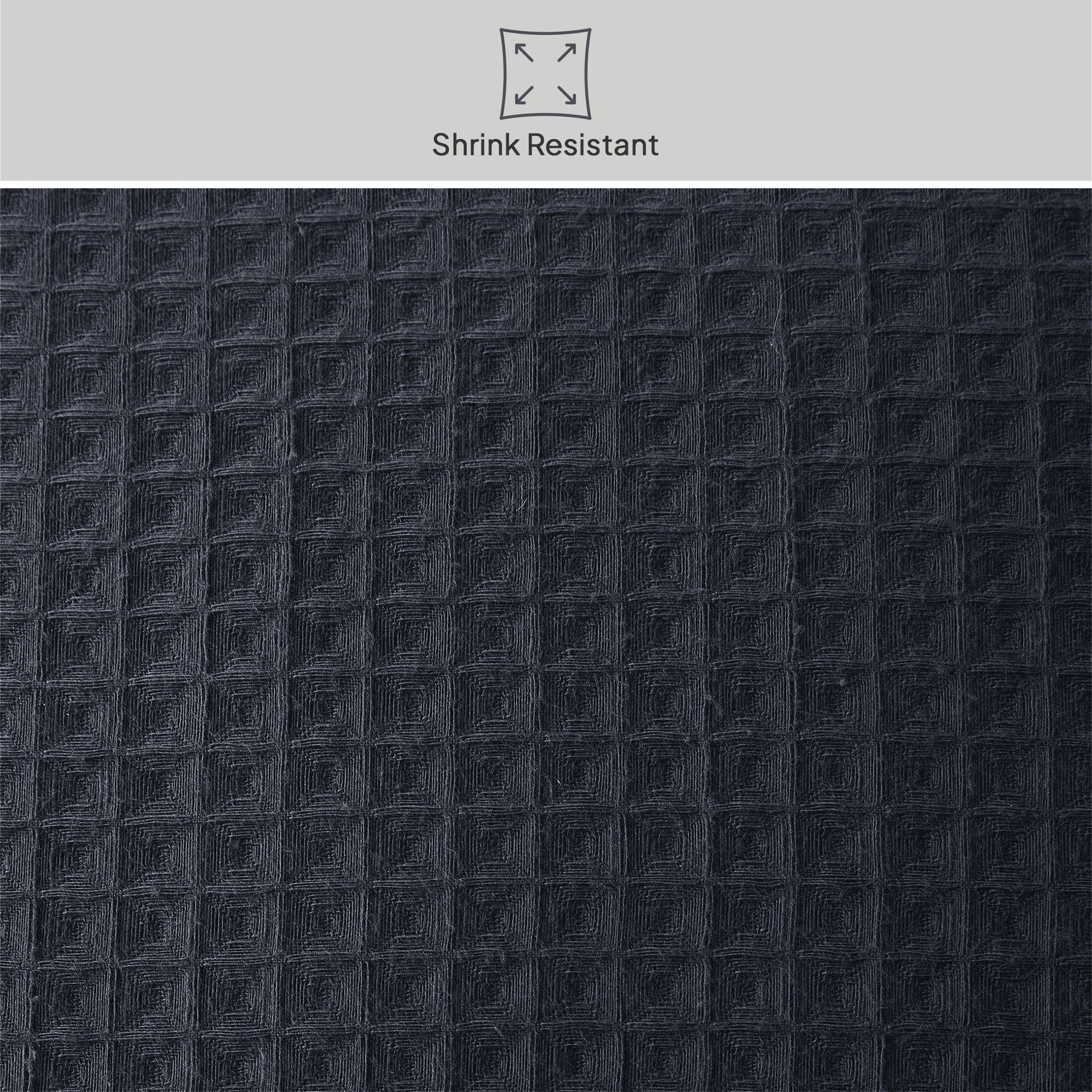 Better Homes & Gardens King Comforter Set, 3-Piece, All-Season, Grey Waffle