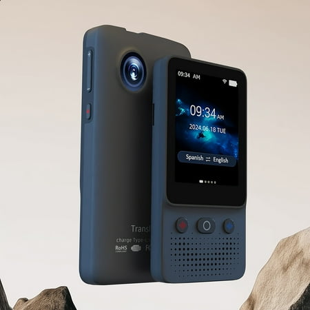 138-Language AI Translator - ChatGPT-Powered, No WiFi Needed, Offline Voice/Photo Translation, HD Touchscreen, Gift-Ready