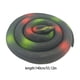 thumbnail image 3 of Serpiente falsa Vogacara juguete de goma 140cm Flores Negras, 3 of 5