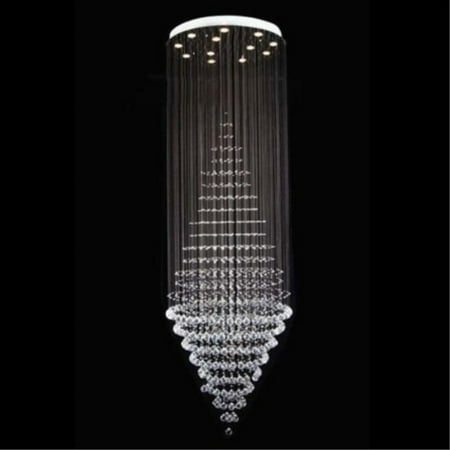Siljoy W27 5 X H86 6 Modern Large Staircase Clear K9 Crystal Siljoy W27 5 X H86 6 Modern Large Staircase Clear K9 Crystal