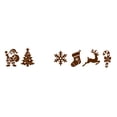 thumbnail image 2 of Led Christmas Wall Decor with 2D Flat Silhouette and Reindeer Patterns, Set of 6, Classic Design, for Indoor and Outdoor Holiday Decor, Christmas Decoration, 2 of 5