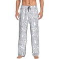 thumbnail image 1 of Fotbe Fun Rabbit Pantalones de Pijama para Hombre, Pantalones de Dormir, Pantalones de Casa con Cintura Ajustable y Bolsillos-Large, 1 of 6