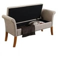 thumbnail image 2 of Convenience Concepts Designs4Comfort Banc de Chambre Garbo en Tissu Beige, 2 of 4
