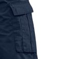 thumbnail image 4 of YABCSAZ Men's Cargo Shorts Knee Length Summer Shorts Cotton Capri Shorts, Lightweight Breathable Outdoor Casual 3/4 Length Elastic Waist Drawstring Capri Cargo Pants with Multi Pockets, 4 of 5