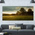 thumbnail image 3 of Designart - Beau Lever de Soleil à la Ferme - Impression sur Toile Paysage, 3 of 4