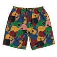 thumbnail image 5 of Goofa Colored Guitars Printed Mens Swim Trunks Summer Quick Dry Short Beach Swimwear Bathing Suits-XX-Large, 5 of 9