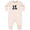 Natural Heather, variant on Inktastic Pocket Badger Baby Fleece Romper