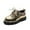 Gold, variant on HXWCHs Versatile Boys Fashion Sneakers for Playful Performances Stylish On Lace Up Shoes with Soft Listed Sole for Everyday Wear 8-9 Years Black