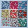 thumbnail image 4 of INDIANHANDICRAFTS 10 Pc Mix Lot Hand Block Print Napkin, 100% Cotton, 16x16 inch, Multicolor Floral, Square, Napkin, 4 of 4