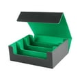 thumbnail image 3 of Ximing Deck Card Case Collectible Game Card Box Holds 1800 Cards for Baseball Cards Green, 3 of 9