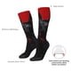 thumbnail image 4 of Balery Black Dog Red Background Calcetines novedosos Calcetines deportivos Calcetines hasta la rodilla Calcetines de algodón Calcetines originales y geniales, 4 of 6