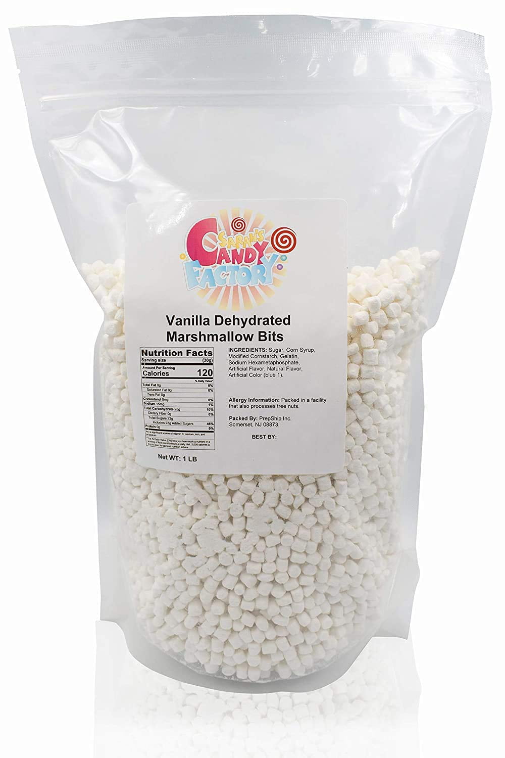 Sarah's Candy Factory Vanilla Mini Dehydrated Marshmallow Bits in