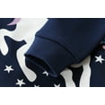thumbnail image 4 of CM-Kid Toddler Girls Sweatshirts Cotton Pullover Unicorn Print Long Sleeve Sweater Casual Outdoor Tops 6t, 4 of 6