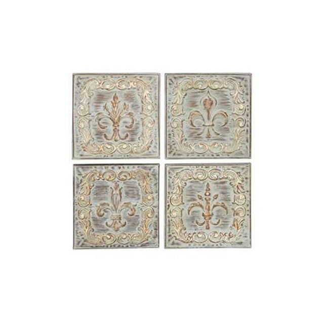 52730 Metal Wall Decor 4 Assorted 16 in. H 16 in. W Wall Decor