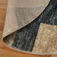 thumbnail image 5 of Superior Modern Geometric Fire Retardant and Anti-Static Indoor Area Rug, 8' Round, Beige-Blue, 5 of 7