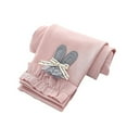 thumbnail image 4 of Infant Toddler Baby Girls Bunny Slim Legging Pencil Pants Thin Knit Trouser Clothes, 4 of 8