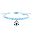 thumbnail image 1 of Pulseras de Fútbol Charm Favors Fútbol Negro Rojo Blanco Marrón Pulseras de Fútbol Cuentas Ajustable Inspirational for Teens Adults Sport Birthday Football Favors For, 1 of 2