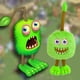 thumbnail image 1 of Singing Monsters Plushies, Singing Monsters Gifts for Game Lovers, Children and Fans Friends, Singing Monsters Plushies -Birthday Gifts (Green Monster, 1 of 4