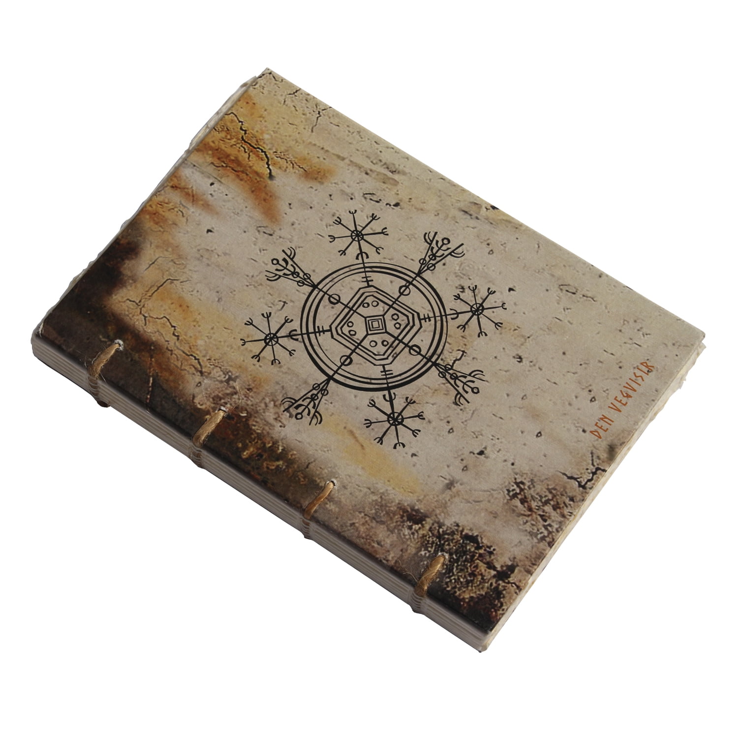De Kulture Works Journal Den Vegvisir Art / Nordic Sign Travelogue Diary A5 Size, 140 Pages, 125 GSM