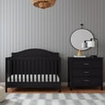 thumbnail image 6 of DaVinci Charlie 4-in-1 Convertible Crib, Greenguard Gold Certified, Ebony, 6 of 7