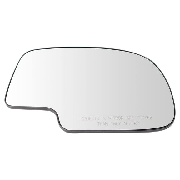 TRQ Mirror Glass Power Passenger Side RH for Chevy Silverado GMC Yukon Avalanche MGA09588 Fits select: 1999-2007 CHEVROLET SILVERADO, 2000-2006 CHEVROLET TAHOE