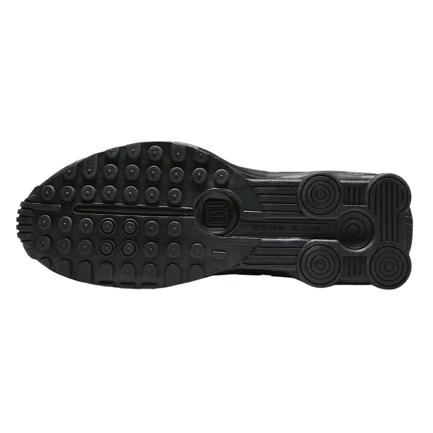 Men's Nike Shox R4 Black/Black-Black (HQ1988 001) - 10