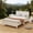 White, variant on Queen Size Adjustable Bed Base, Platform Bed Frame with Wooden Slats,Bed Frame with Headboard, Beige,Gray Bed Frames,Cotton,Linen,Particle Board+Mdf,Rubber Wood Platform Bed Frames