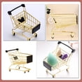 thumbnail image 4 of MasteelfCA Shopping Cart Shape Makeup Sponge Holder Makeup Powder Puff Drying Rack, 4 of 7