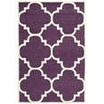 thumbnail image 5 of SAFAVIEH Chatham Hayden Geometric Wool Area Rug, Purple/Ivory, 5' x 8', 5 of 10