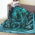 thumbnail image 4 of Wolf Blanket Gifts For Adults, Frozen Dreamcatcher Wolf Throw, Home Bed Couch, Nature Art Decor, Christmas Winter Holiday Birthday Flannel Blanket 50x40, 4 of 6