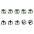 thumbnail image 1 of Unique Bargains Adaptateurs de Filetage Manchon Écrou Réducteur M10*1.5 Mâle vers M6*1 Femelle Insert de Réparation Écrou Vis Réducteur 6mm 10 Pcs, 1 of 6