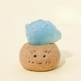 thumbnail image 6 of 1pc Natural Crystal "Dou Ding" Rough Stone Set | 【Clay Base (Ingot Pendant)】 Lapis Lazuli | 50g Energy Stones, 6 of 8