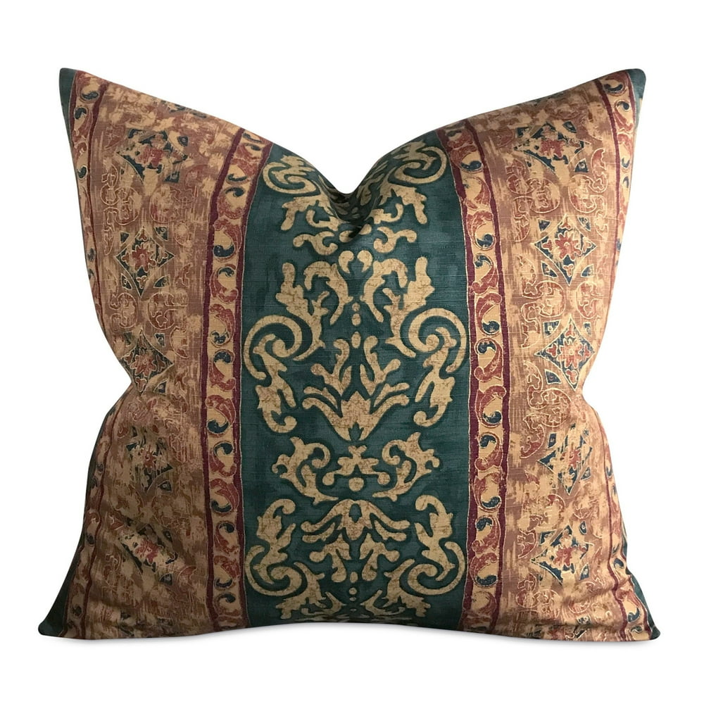 Multicolor Paisley Decorative Throw Pillow Cover 22" x 22" Walmart
