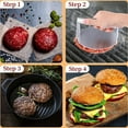 thumbnail image 5 of AAOMASSR Stainless Steel Burger Press,14cm Round Smash Burger Press,Professional Griddle Accessories Kit for Flat Top Grill, Hamburger Patty Maker and Squeeze Grease, Easy to Clean, 5 of 6