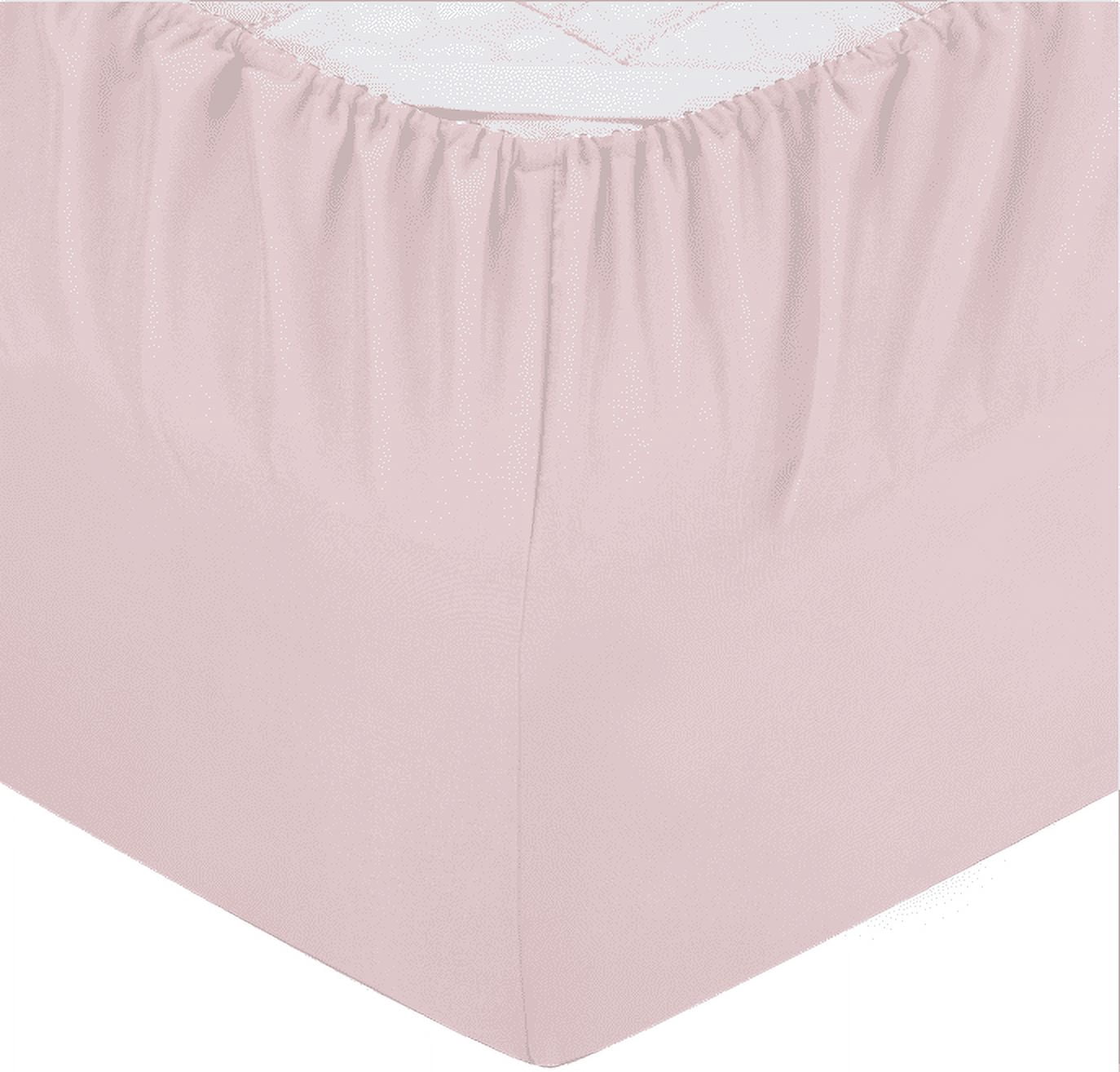 Sweet Home Collection 1500 Series Bed Sheets - Extra Soft Microfiber Deep Pocket 4pc Sheet Set - Pale Pink, Twin