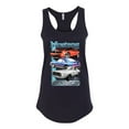 thumbnail image 2 of Wild Bobby, Mustang Ford Classics Cars and Trucks Women Racerback Tank Top, Black, Small, 2 of 6