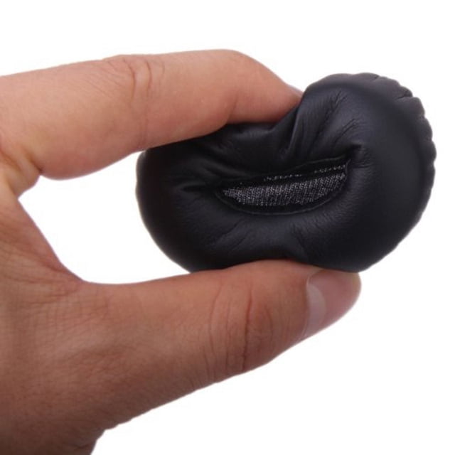 HONMEET Almohadillas De Espuma Y PU Negras Para Auriculares, Reemplazo Cómodo Y Duradero