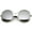 Silver / Silver Mirror, variant on sunglassLA Female Oversize Wire Rimmed Temple Cutout Colored Mirror Round Sunglasses 58mm (Silver / Blue Mirror) - 58mm