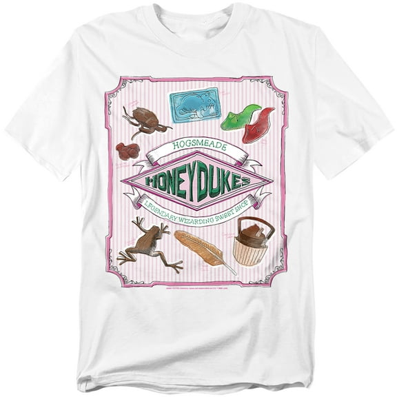 Harry Potter T-Shirt Honeydukes Hogsmeade Label Unisex Graphic Tee for Men & Women