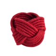 thumbnail image 1 of Saro Lifestyle Braided Jute Napkin Rings Set of 4 Casual Dining Red, 1 of 1